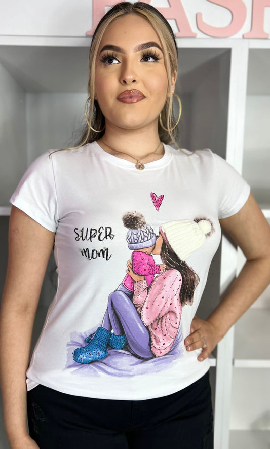 Blusas de Super Mom