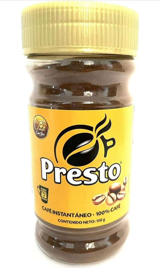 Café Presto Instantáneo  de Nicaragua-(50 gr)