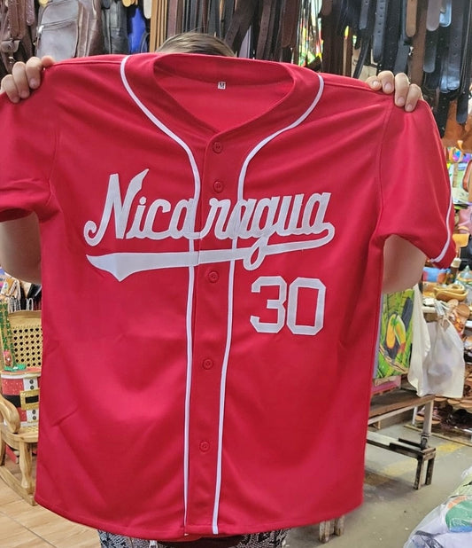 Jersey de Beisboll Nicaragua Roja